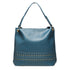 Borsa a spalla blu con borchie oro Le Najadi, Borse e accessori Donna, SKU b511000058, Immagine 0